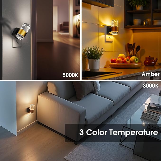 Night Lights Plug into Wall 2 Pack, Dimmable Night Light - Image 7