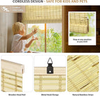 LazBlinds Cordless Bamboo Blinds, Roll Up Shades - Image 2
