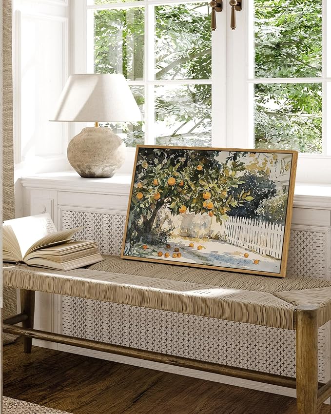 InSimSea Framed Canvas Wall Art Vintage Decor, Classic Rustic Farmhouse Wall - Image 4