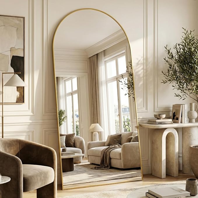 Suidia 88"x44" Arched Full Length Mirror - Image 2