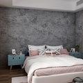 3yecao 16"×591" Large Size Extra Thick Grey Blue Concrete Wallpaper Peel and by 3YECAO