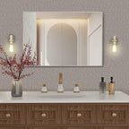 Taupe Peel and Stick Self Adhesive Wallpaper - Image 6