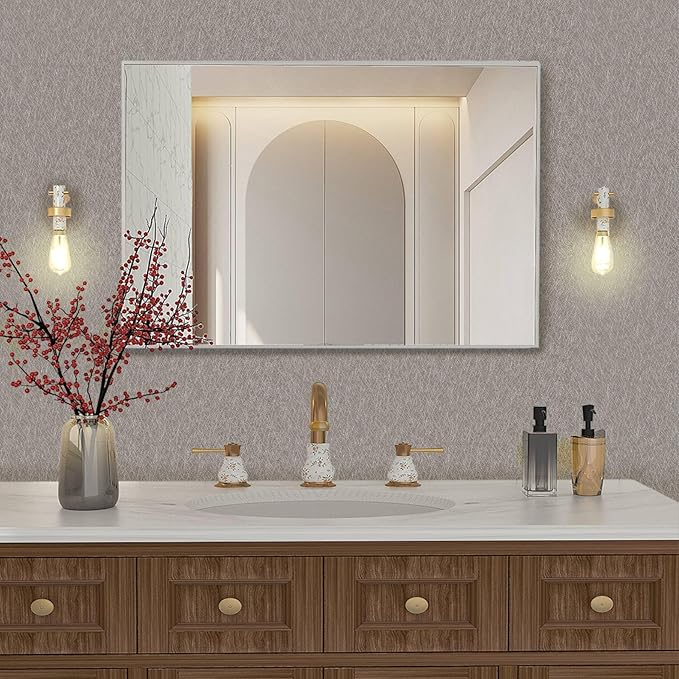 Taupe Peel and Stick Self Adhesive Wallpaper - Image 6