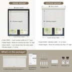 SUNOFF Cordless Blackout Roller Shades Blinds - Image 2