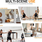 Delma Home Gym Mirror, Large Full Body Tempered Glass Frameless, Wall-Mounted - Image 6