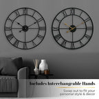 CLXEAST Silent 24 Inch Wall Clocks - Image 4