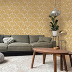 Tempaper x Novogratz Golden Mustard Feather Palm Removable Peel and Stick - Image 10