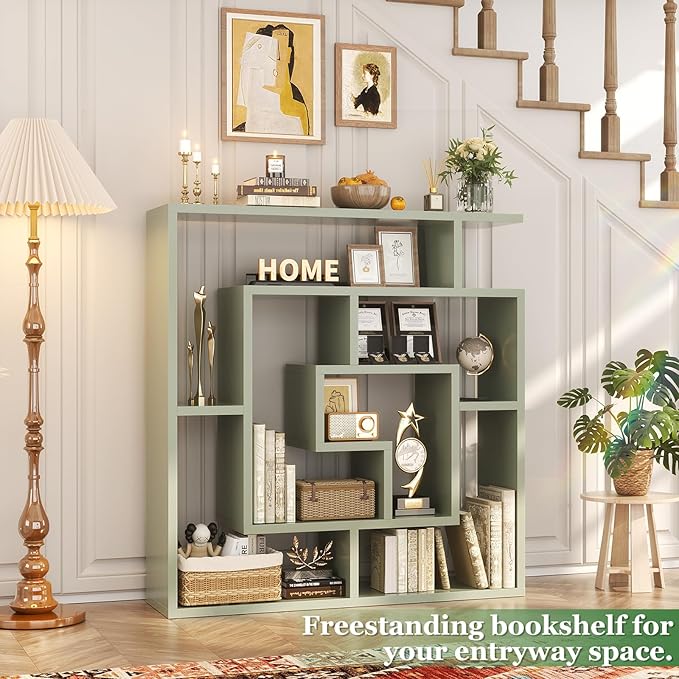 Armocity 6 Tier Display Book Shelf Wall Mounted Bookshelf Freestanding - Image 4
