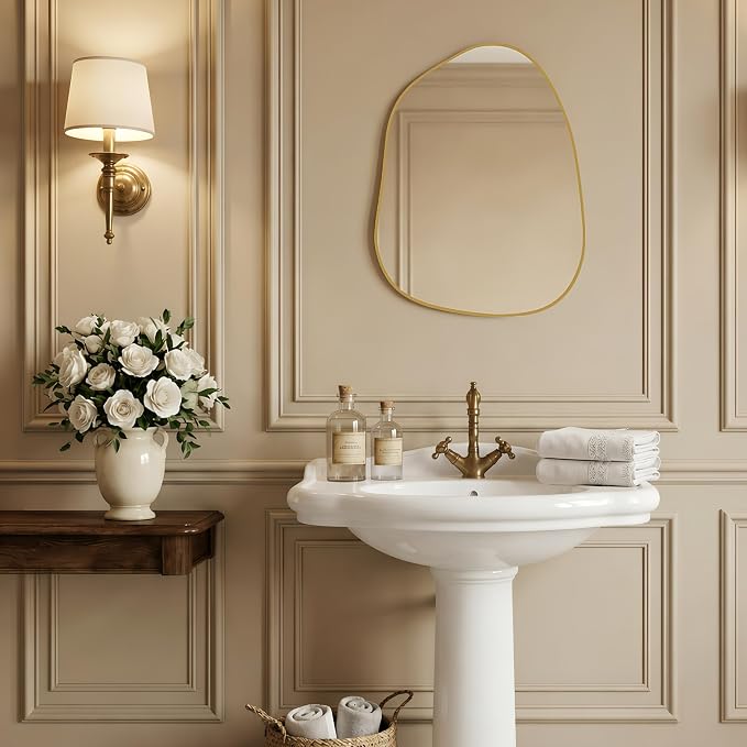PERFNIQUE Irregular Wall Mirror Asymmetrical Mirror, Decorative Modern Wall - Image 5