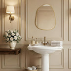 PERFNIQUE Irregular Wall Mirror Asymmetrical Mirror, Decorative Modern Wall - Image 5