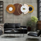 47.2x22.8 inch Large Mid Century Wall Clock - Image 4