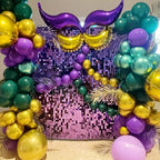 COKAOBE Purple Shimmer Wall Backdrop, Photo Backdrops - Image 8