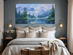Ardemy Forest Landscape Canvas Painting 58"x29" - Image 4