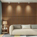 Wood Slat Acoustic Wall Panels-3D Fluted Sound Absorbing Panel - Image 8
