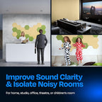 Acoustic Panels 12-Pack Soundproof Wall Panels 12"X10.4"X0.4" Sound Panels High - Image 4