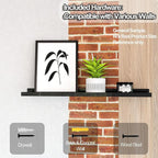 Long Floating Shelves for Wall Decor, Long Wall Mounted Storage Shelf for - Image 4