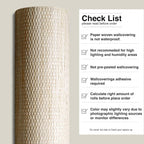 Ansehan Natural Paper Weave Grasscloth Wallcovering, W412 Marbletile 36" x8yd - Image 8