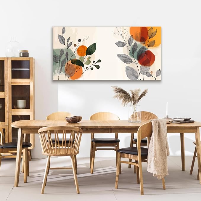 Suconvng Wall Art For Living Room Modern Boho Wall Art Decor Modern Aesthetic - Image 6