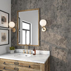 Livelynine 15.8x197 Concrete Limewash Peel and Stick Dorm Wallpaper Removable - Image 2