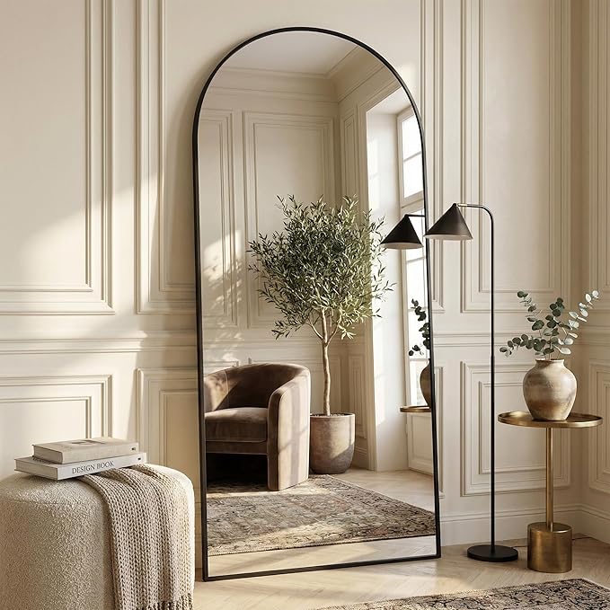 Suidia 76"x34" Arched Full Length Mirror by SuidiaMirror