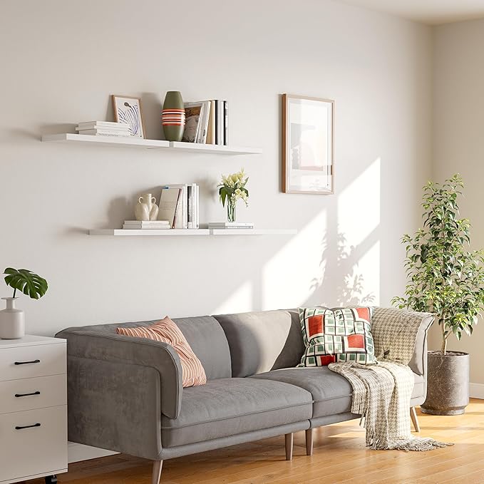 YUFLINX 23’’White Floating Shelves - Image 6