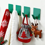 DELITON 4 Pack Colorful Hanging Hooks - Image 2