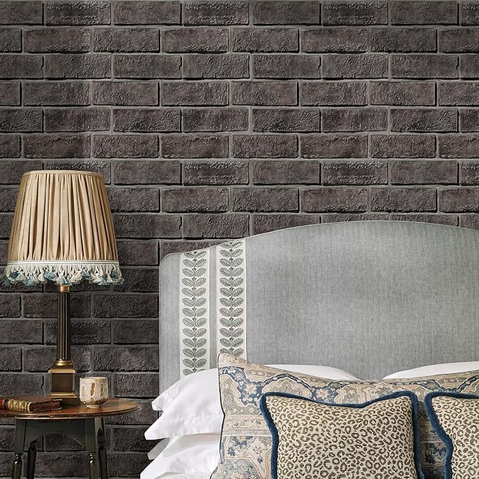 Commomy 3D Faux Brick Wallpaper Wall Tiles - Image 8
