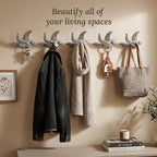 Flying Bird Decorative Wall Hooks Cast Iron, Wall Mounted - Image 7