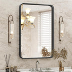 Sweetcrispy 22x30 Inch Black Bathroom Mirrors by Sweetcrispy