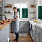 RYB HOME 100% Blackout Short Curtains - Image 2