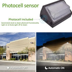 LED Wall Pack Light with Dusk to Dawn Photocell, 120W 15600LM 5000K Daylight - Image 3