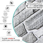 Commomy 12pcs Faux Stone 3D Wall Panels Peel and Stick - Image 3
