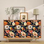 BOKEBEVE Extra Long Peel and Stick Wallpaper Vintage Extra Long Floral - Image 5
