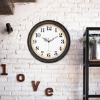 Yoiolclc Large Wall Clock 16 Inch Silent Non-Ticking Vintage Wall Clocks - Image 4