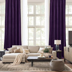 NICETOWN Purple Blackout Curtains - Image 9