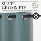 NICETOWN Faux Folding Accordion Doors, Front Door Curtains - Image 3