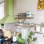 Shario Rustic Wood Floating Shelves - Image 4