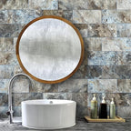AULIGET 6" x 12" Beige & Brown Slate Peel and Stick Backsplash Wall Tiles - Image 6