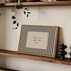 Framed Vintage Inspirational Wall Art, Minimalist There is No Place Like Home - Image 2