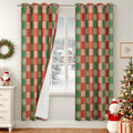 Lajode Red and Green Curtains for Living Room by Lajode
