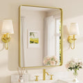 TETOTE Gold Vanity Mirror 28 x 36 Inch by TETOTE