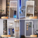 Hasipu Full Length Mirror with Lights, Full Body Dressing Hanging Mounted Mirror - Image 8