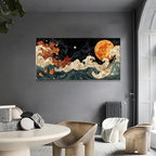 Suconvng Modern Boho Abstract Wall Artwork Canvas Art Wall Decor Pictures - Image 5