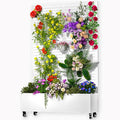 MTART Metal Planter Box with Trellis, 72.1"x47.2"x16" Outdoor Galvanized Raised by Unknown