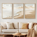 Framed Boho Beach Coastal Wall Art by Cuspin