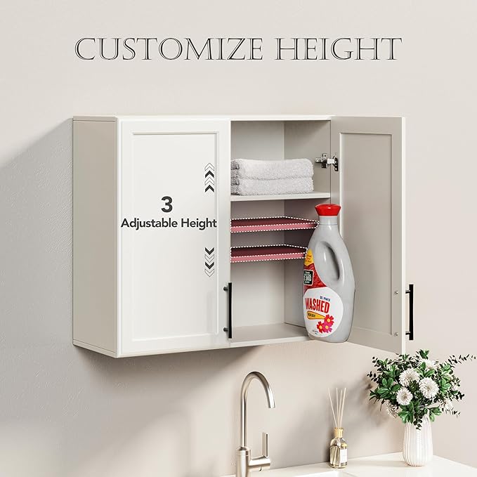 FIMELLO 70.8" W Wall Cabinets for Laundry Room, Cabinets for Laundry - Image 4