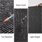 OUZUGIE 4 PCS Faux Stone Wall Panel 47.2’’ x 23.6’’ Interior Exterior Wall - Image 4