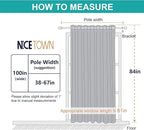 NICETOWN Wall to Wall Room Dividers Curtain - Image 4
