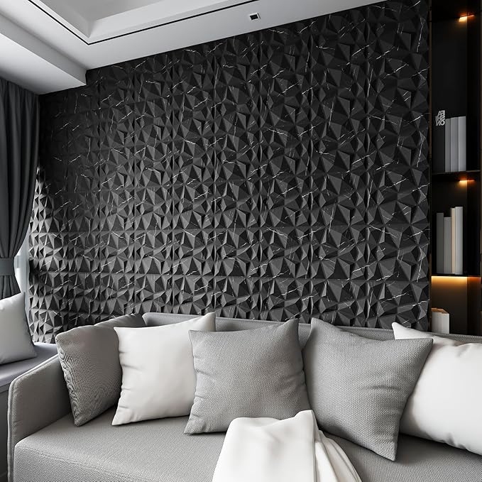 Art3d A10315BM 3D Diamond Design Paneling - Image 3
