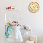 Foxtop Silent Kids Wall Clock Non-Ticking Battery Operated Colorful Childrens - Image 8